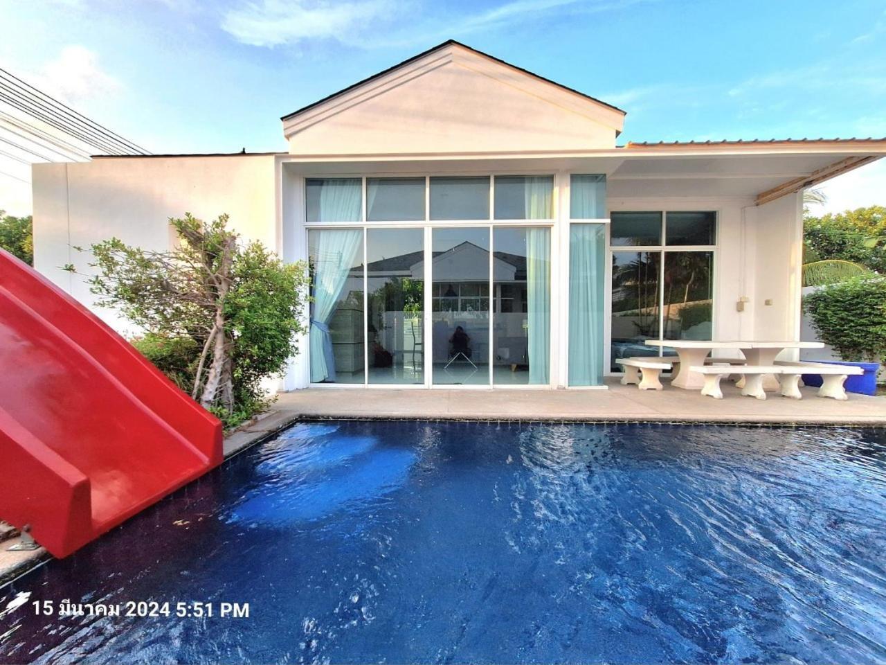 Beachtown Cha-Am Private Poolvilla From Beach 2Km エクステリア 写真